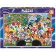 Educa - Puslespil 1000 brikker - The Marvellous World Of Disney II 016297