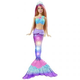 Barbie - Dreamtopia Twinkle Lights Havfrue Dukke HDJ36