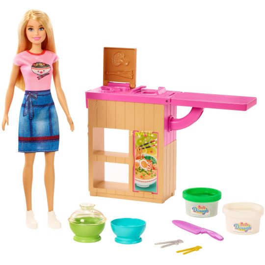 Barbie - Noddle Maker med Barbie Dukke Legesæt GHK43