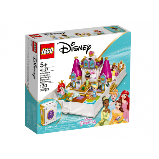 LEGO Disney Prinsesse - Ariel, Belle, Askepot and Tiana's eventyrs bog 43193