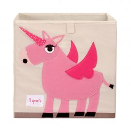 3 Sprouts - Storage Box - Pink Unicorn