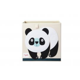 3 Sprouts - Storage Box - Black & White Panda