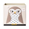 3 Sprouts - Storage Box - White Owl