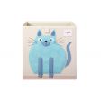 3 Sprouts - Storage Box - Blue Cat