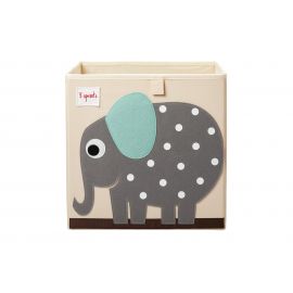 3 Sprouts - Storage Box - Gray Elephant