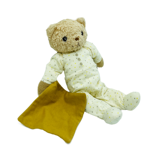 Hugzzeee - Junior Teddy Bamse - Creme