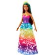 Barbie - Dreamtopia Prinsesse Dukke - Neon GrØn Tiara GJK14