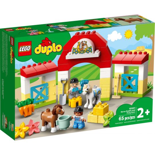 LEGO DUPLO - Hestestald og ponypasning 10951