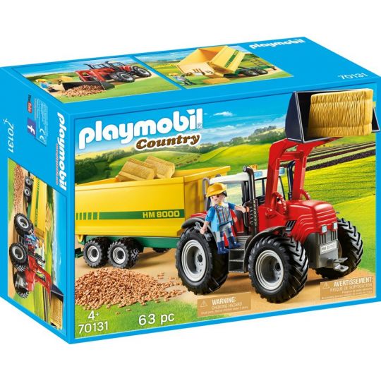 Playmobil - Traktor med fodervogn 70131