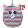 Ty Bamse - Squish a Boos - Katten Heather 35 cm