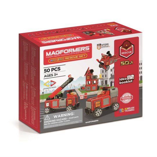 Magformers - Amazing Rescue sæt, 50 dele 3071