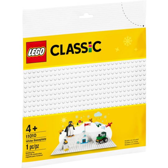 LEGO Classic - Hvid Byggeplade 11010