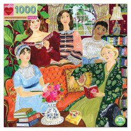 eeBoo - Puslespil - Jane Austen's Bogklub, 1000 brikker