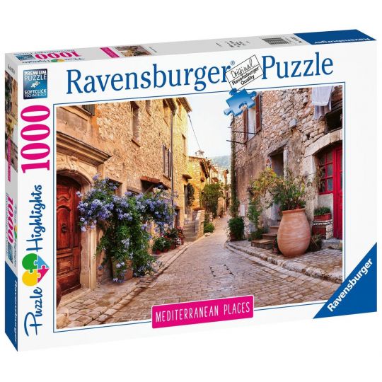 Ravensburger - Puslespil 1000 brikker - Frankrig ved middelhavet