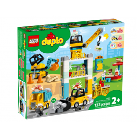 LEGO DUPLO - Byggeplads med tÅrnkran 10933