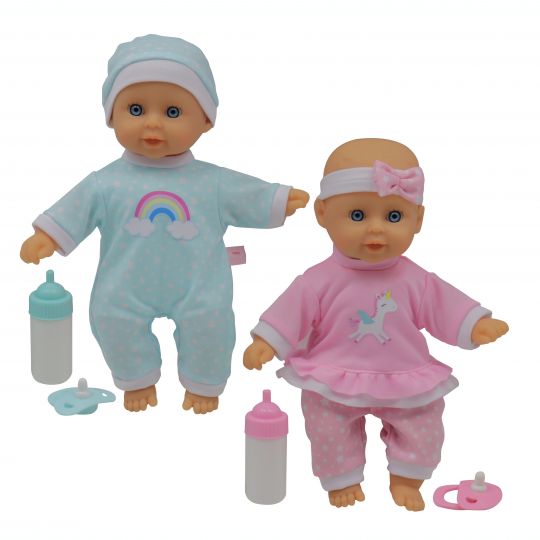 Happy Friend - Tvillinge Baby Dukker 30cm