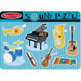 Melissa & Doug - Puslespil med Lyd - Musikinstrumenter