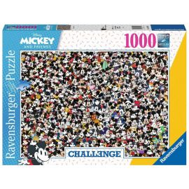 Ravensburger - Puslespil 1000 Brikker - Challenge - Mickey