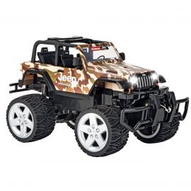 Carrera -  Jeep[R] Wrangler Rubicon 2,4GHZ RC Fjernstyret Bil - Camouflage