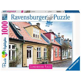 Ravensburger - Puslespil 1000 - Byhuse i Aarhus