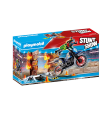 Playmobil - Stuntshow Motorcykel med brandmur 70553