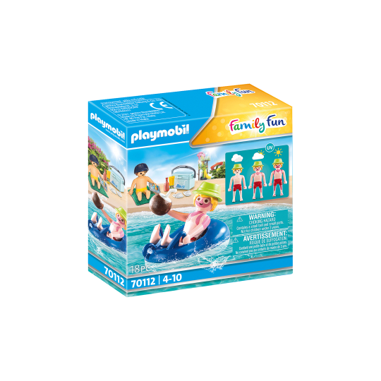 Playmobil - Badegæst med badering 70112