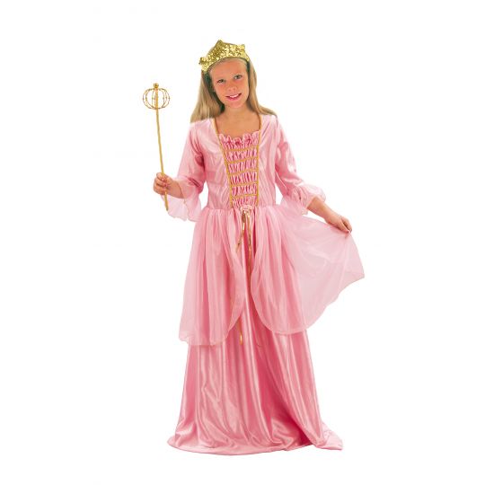 Ciao - Børnekostume - Pink Prinsesse m/Krone 98 - 111 cm