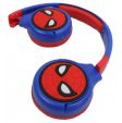 Lexibook - 2 i 1 Bluetooth og kabelførbare komfortable hovedtelefoner med børne sikkerheds volume - Spider-Man