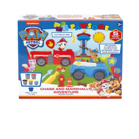 Paw Patrol Chase & Marshall's Adventure - Modellervoks Legesæt