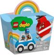 LEGO DUPLO - Brandslukningshelikopter og politibil  10957