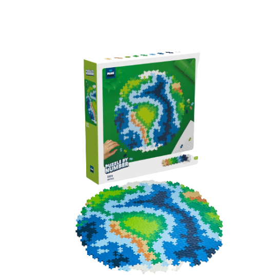 Plus-Plus - Puzzle By Number Earth 800pcs