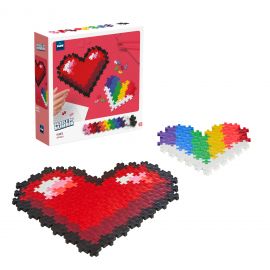 Plus-Plus - Puzzle By Number Hearts 250pcs