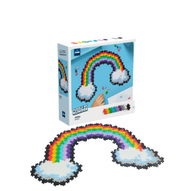 Plus-Plus - Puzzle By Number Rainbow and Unicorn 500pcs