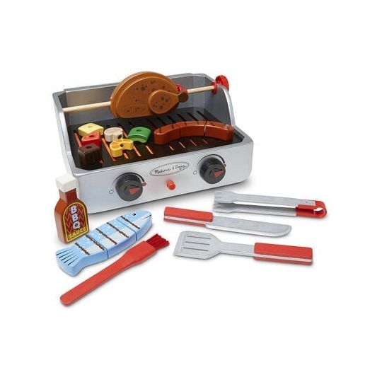 Melissa & Doug - Rotiserie & Grill BBQ Sæt