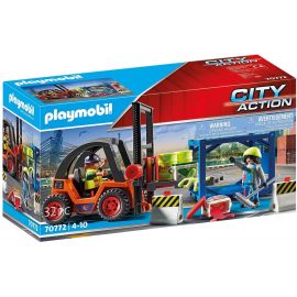 Playmobil - Cargo - Forklift with Freight 70772