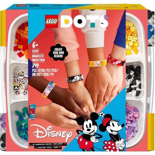 LEGO Dots - Mickey & Venner Armbånd Mega Pakke 41947