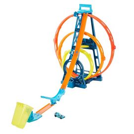 Hot Wheels - Track Builder Unlimited Triple Loop Sæt