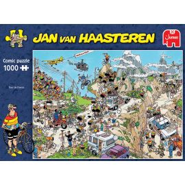 Jan Van Haasteren - Tour de France -  Puslespil 1000 brikker