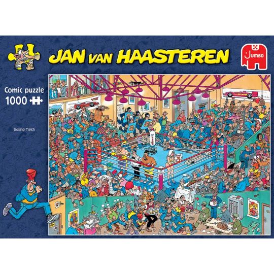 Jan Van Haasteren - Boksekamp - Puslespil 1000 brikker