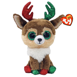 TY Bamse - Beanie Boos - Vinter Kollektion - Rensdyret Kinley Regular