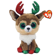 TY Bamse - Beanie Boos - Vinter Kollektion - Rensdyret Kinley Regular