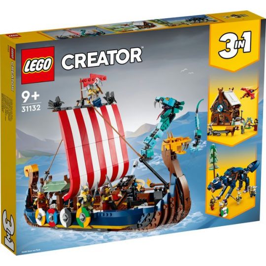 LEGO Creator - Vikingeskib og Midgårdsormen 31132