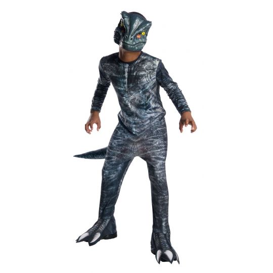 Rubies - Jurassic World - Velociraptor Blue Kostume 104 cm