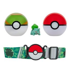 Pokemon - Clip N Go Poke Ball Belt Set Ass. - Bulbasaur PKW2715