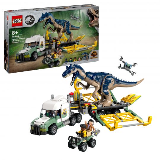 LEGO - Jurassic World - Dinosaurmissioner Allosaurus-transportvogn 76966