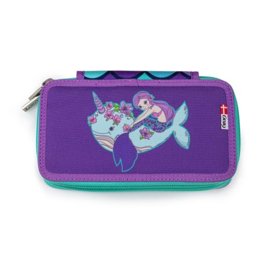 JEVA - Pencil Case TwoZip - Rainbow Mermaid 8865-72