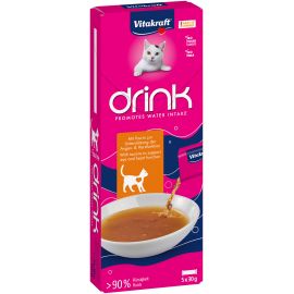 Vitakraft - Drink med snag af kylling og taurin 5x30g