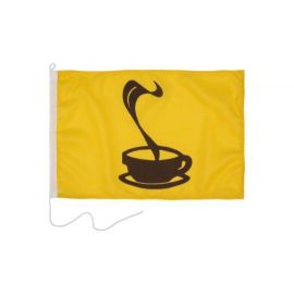 Humørflag Kaffe 30x45 cm