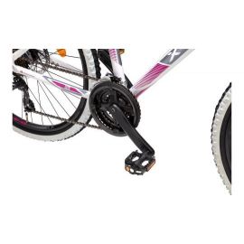 Mountainbike 26" 26.21 21-gear hvid/pink