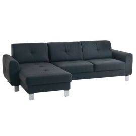 SOFA M/CHAISE DAMHALE SORT